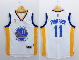 Maillot De Basket Golden State Warriors Thompsons 11 2015 Champion Blanc